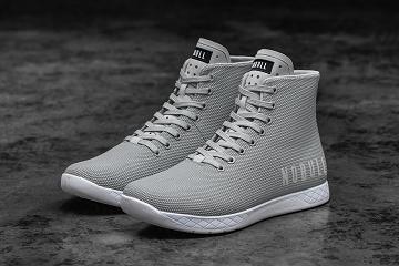 Grey Nobull High-Top Arctic Grey Men's Trainers | CA Z1434U